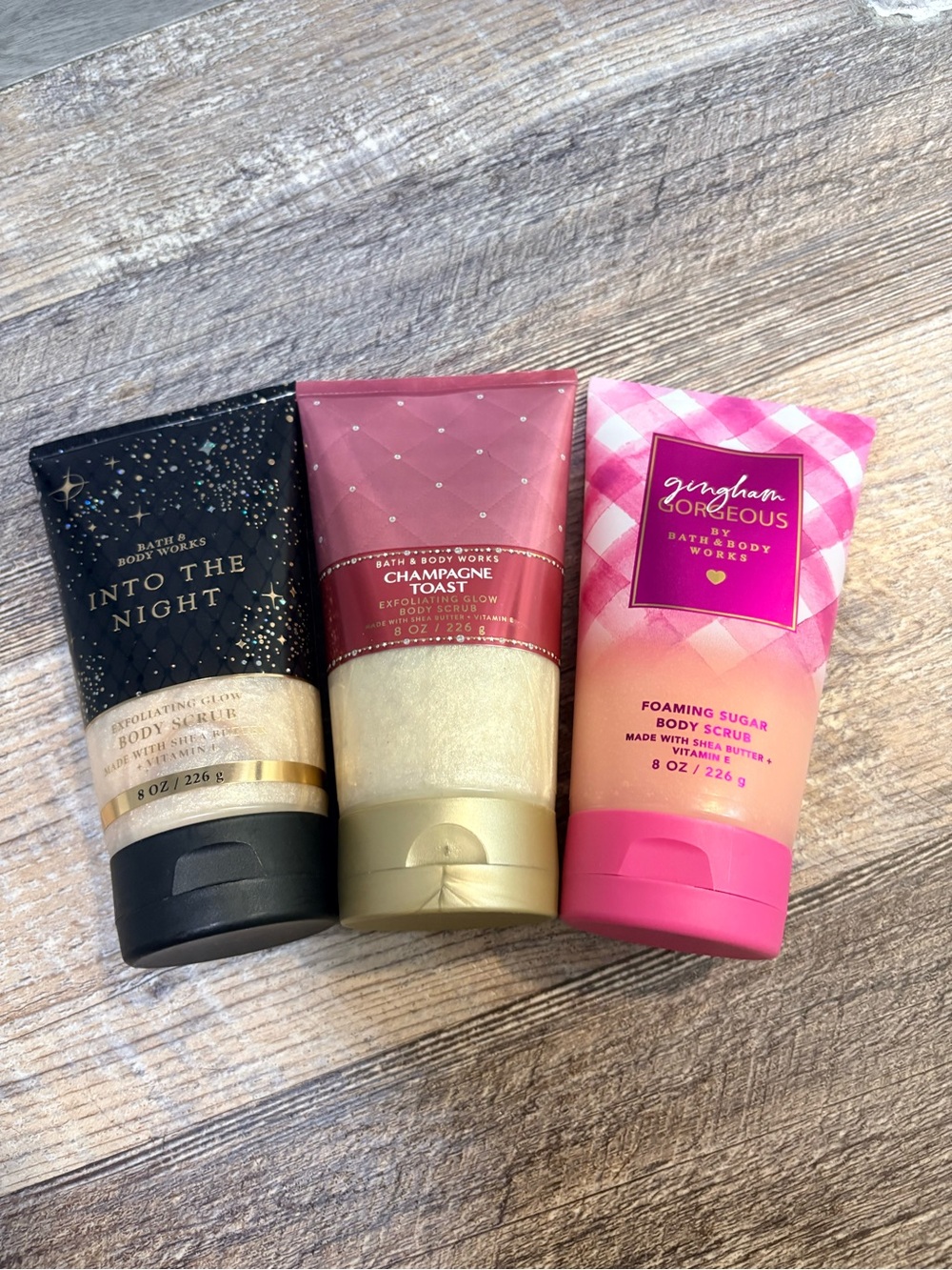 Bath & Body Works scrubs